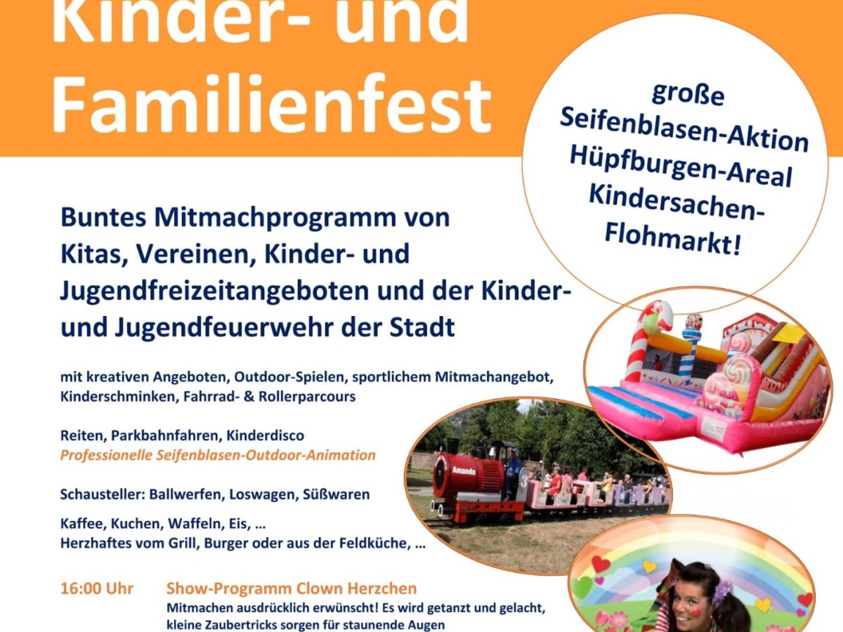 Kinder- und Familienfest im Schlosspark&nbsp;Lauchhammer